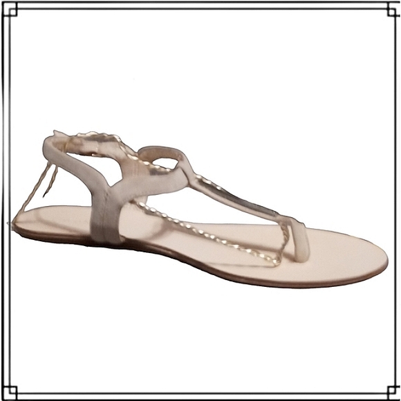 Calvin Klein Nude Gladiator Flat Sandals Size 8.5 - Picture 4 of 9